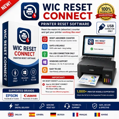 Кнопка сброса WIC RESET CONNECT | Сброс счетчика отработанных чернил Epson и Canon - irongamers.ru