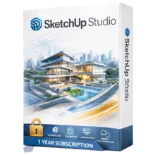 SketchUp Pro & Studio | 1 Year  Subscription | Official Access 🪵