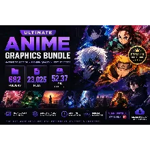 Ultimate Anime Graphics Bundle | 23 000+ файлов|Коллекция 52 ГБ | Мгновенная загрузка