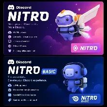 BOOST DISCORD | Nitro | Nitro Basic | Server Boost (1–12 месяца)