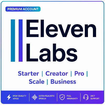 ElevenLabs Creator /Pro /Scale |100% Официальный апгрейд | ПОЛНАЯ ГАРАНТИЯ (DISABLED) - irongamers.ru