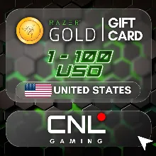 24/7 AUTO | Razer Gold от 1 до 500 долларов США [Соединенные Штаты]