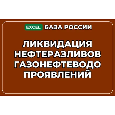 База контактов: Ликвидация нефтеразливов газонефтеводопроявлений - irongamers.ru