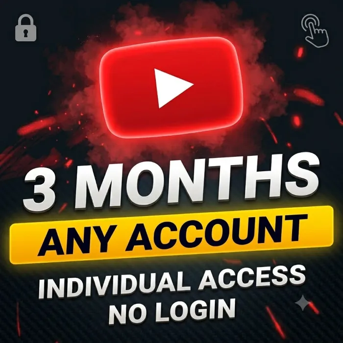 YouTube Premium 3 Месяца · НА ЛЮБОЙ АККАУНТ · Без входа