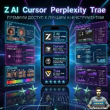 Подписка Z AI Cursor Perplexity Trae | Официальная оплата | 1/3/12 месяцев
