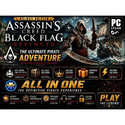ASSASSIN'S CREED BLACK FLAG: DELUXE EDITION + ALL DLC · NO QUEUE · 24 - irongamers.ru