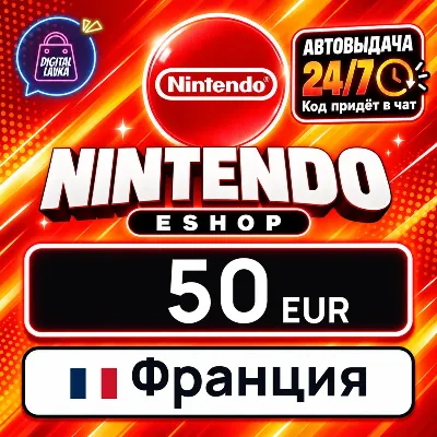 Nintendo eShop Франция 50 EUR цифровой код — автовыдача 24/7 - irongamers.ru