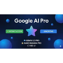 GOOGLE AI PRO 3 МЕСЯЦА | Gemini 3.5, Nano Banana Pro, Veo 3.1, 2 ТБ