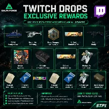 Delta Force 19/19💎Season Meltdown Weekends,Operations,Warfare Twitch Drop