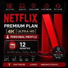 Подписка Netflix Premium (4K UHD) | 12 месяцев | Персональный профиль