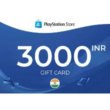 Подарочная карта PlayStation PSN на 3000 INR для Индии, автоматическая доставка 24/7