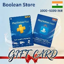 Цифровой код карты оплаты PlayStation PSN (Индия, номинал 1000–9000 INR)