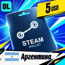 Steam Wallet Аргентина 5 USD цифровой код