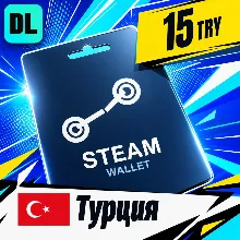 Steam Wallet Турция 15 TRY digital code — auto-delivery 24/7