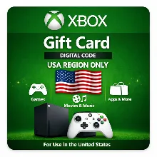 Xbox Gift Card US – цифровой код для пополнения Microsoft / Xbox, регион США