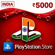 5000 INR - PlayStation PSN - Индия