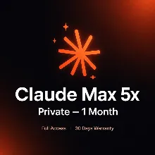 Claude Max 5x Приватный (1 месяц) | Полный доступ | 30 дней гарантия