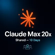 Claude MAX 20x Общий — 10 дней | 3 пользователя