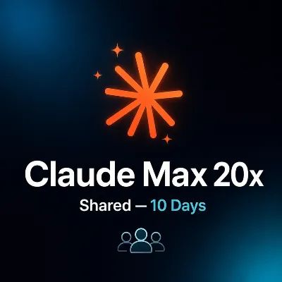Claude MAX 20x Общий — 10 дней | 3 пользователя