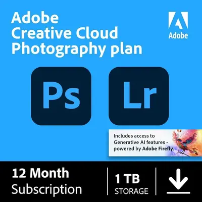Adobe Creative Cloud Photography Plan Subscription (1 TB) (12 МЕСЯЦЕВ) США - irongamers.ru