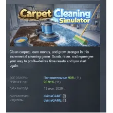 Carpet Cleaning Simulator 絨毯を洗うゲーム АВТОДОСТАВКА STEAM РОССИЯ ЛИЦЕНЗИЯ
