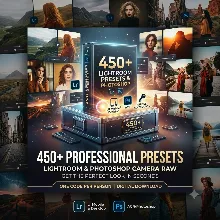 450+ Lightroom Presets and Photoshop-Один код на человека.
