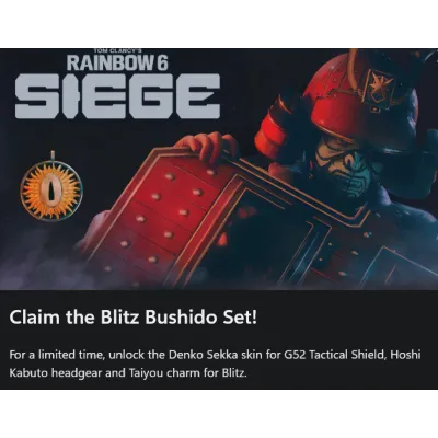 Rainbow Six Siege — Blitz Bushido Set DLC - irongamers.ru