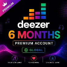Deezer (6 месяц) Премиум-аккаунт (ГЛОБАЛЬНЫЙ)