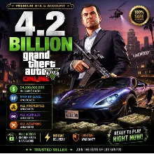 GTA 5 Online Custom Account • 4.2 Billion $ 6554+ LVL + Mail