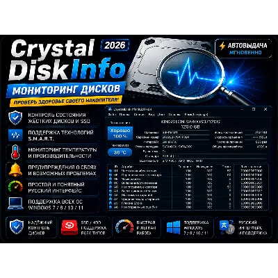 CrystalDiskInfo 2026 | Проверка SSD и HDD - irongamers.ru