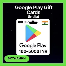 Google Play Gift Card 50-3000 INR ИНДИЯ АВТО ВЫДАЧА 24/7