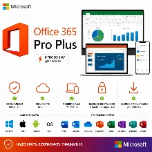 Microsoft Office 365 Pro Plus | Полный набор приложений – для 5 устройств