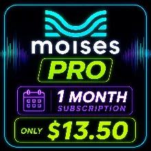Moises AI Pro 1 Month Personal Account Upgrade