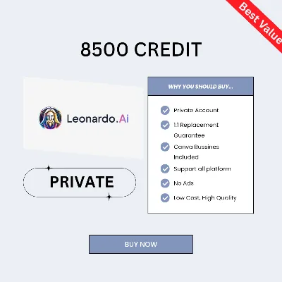 Leonardo AI — 8500 кредитов на 30 дней (1 месяц), глобальная версия (с бонусом) - irongamers.ru