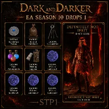 Dark and Darker 266/266 EA Season 10 Drops 1+2,Mystic CampfNot Ifrit Skin,Twitch Drop