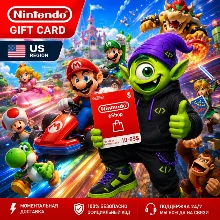 NINTENDO eSHOP GIFT CARD USA | $10-$99 | КОД | ПОПОЛНЕНИЕ США | АВТО 24/7