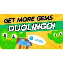Пополнение счета Duolingo: 1200–6500 самоцветов.
