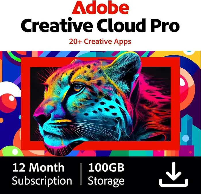 Adobe Creative Cloud Pro · Photoshop + Premiere + Illustrator + 20 приложений