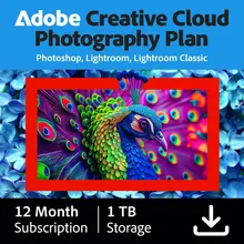 Adobe Creative Cloud Photography Plan | Photoshop + Lightroom + Lightroom Classic |