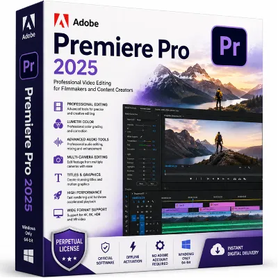 Adobe Premiere Pro 2025 | Профессиональный видеомонтаж | Бессрочная лицензия PC - irongamers.ru