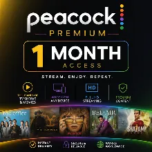 Peacock TV Premium 1 месяц / БЫСТРАЯ ДОСТАВКА