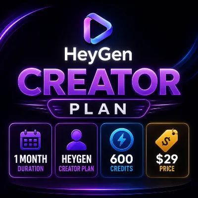 HeyGen Creator Plan |Личный аккаунт | 600 кредитов | - irongamers.ru