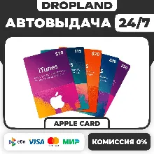 АВТОВЫДАЧА | Подарочная карта Apple Gift Card | USA | 2$-500$