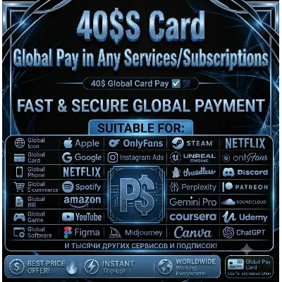 40$ US Card for Google Play, Apple Pay, Games & Online Services - irongamers.ru