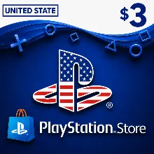 3 USD | PlayStation PSN | United States