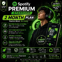 Подписка Spotify Premium Standard на 2 месяца | Глобальная | Для старых, новых и личн