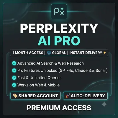 Perplexity AI Pro Подписка 1 месяц - Общий аккаунт (Global)