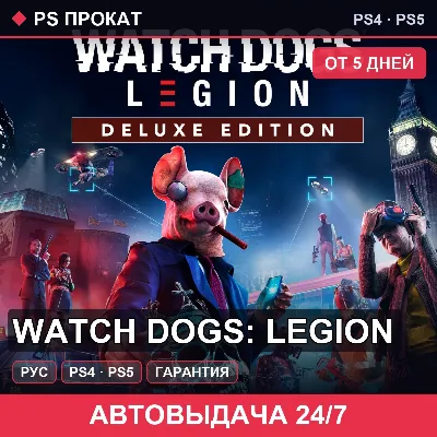 Watch Dogs: Legion (PS4/PS5/RU) Аренда от 5 дней - irongamers.ru