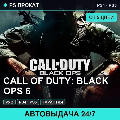 Call of Duty: Black Ops 6 (PS4/PS5/RU) Аренда от 5 дней - irongamers.ru
