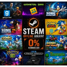 Sonic Adventure 1,2,Sonic Mania,Generations,Lost World,CD,SEGA MEGA / Steam /Offline